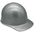 MSA Skullgard (SMALL SIZE) Cap Style Hard Hats with Ratchet Suspension - Silver - Oblique Right