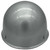 MSA Skullgard (SMALL SIZE) Cap Style Hard Hats with Ratchet Suspension - Silver - Back