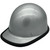 MSA Skullgard (SMALL SIZE) Cap Style Hard Hats with Ratchet Suspension - Silver - Edge Oblique Left