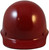 MSA Skullgard Cap Style With STAZ ON Suspension Maroon - Front View