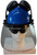 MSA V-Gard Cap Style hard hat with Clear Faceshield, Hard Hat Attachment, and Earmuff - Front View Earmuffs Up