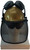 MSA V-Gard Cap Style hard hat with Smoke Mesh Faceshield, Hard Hat Attachment, and Earmuff - Gold - Front View Earmuffs Up