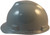 MSA Cap Style Large Jumbo Hard Hats with Staz-On Suspensions Gray - Left
