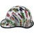 Zoom Bam Boom Style Hydro Dipped Hard Hats - with edge Left