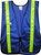 Soft Mesh Royal Blue Vests with Silver Stripes - Supplemental View