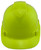 Pyramex Ridgeline VENTED Cap Style Hard Hats Hi-Viz Lime - Front