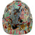 Vintage Pin Up Girls Cap Style Hydro Dipped Hard Hats - Front