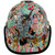 Vintage Pin Up Girls Cap Style Hydro Dipped Hard Hats - Edge Front