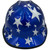 MSA USA Freedom Series Hard Hat with American Flag Stars and Stripes Staz On - Edge Front