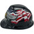 MSA USA Freedom Series Hard Hat with American Pride USA Eagle  Staz On - Edge Left