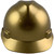 MSA V-Gard Cap Style Metallic Gold Hard Hats with One Touch Suspension  - Front View