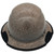 DAX Fiberglass Composite Hard Hat Full Brim Textured Light Granite - Edge Front