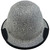 DAX Fiberglass Composite Hard Hat - Full Brim Textured Stone - Front View with edge