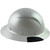 Actual Carbon Fiber Hard Hat - Full Brim Pearl White - Right View