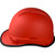 Pyramex Cap Style RIDGELINE Hard Hat Red Pattern with Edge - 4 Point Suspensions ~ Left Side View