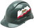 Pyramex Ridgeline Cap Style Hard Hats - California Flag ~ Profile