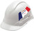 Pyramex Ridgeline Cap Style Hard Hats - Iowa Flag ~ Profile