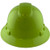 Pyramex Ridgeline Vented Lime Full Brim Style Hard Hat - 4 Point Suspensions Front