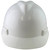 MSA V-Gard Cap Style Breast Cancer Awareness Ribbon Hard Hats with Fas-Trac Suspensions White