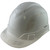 Pyramex Ridgeline Cap Style Hard Hats White with White Reflective Decals Applied