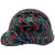 Avengers Design Cap Style Hydro Dipped Hard Hats ~ Left