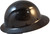 Actual Carbon Fiber Hard Hat - Full Brim Glossy Black 