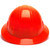 Pyramex 4 Point Full Brim Style with RATCHET Suspension Hi-Viz Orange - Front View