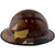 DAX Fiberglass Composite Hard Hat - Full Brim 5050 Desert Camo Natural Tan - with Protective Edge