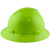 MSA V-Gard Full Brim Hard Hats with Staz On Suspensions Hi-Viz Yellow Green - Right View