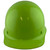 Skullgard Cap Style Hard Hats With Swing Suspension Lime Green - Front View