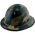 Actual Carbon Fiber Hard Hat - Full Brim Jungle Camo with Protective Edge