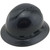 Pyramex Ridgeline Vented Black Full Brim Style Hard Hat  ~ Oblique View