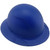 DAX Fiberglass Composite Hard Hat - Full Brim Textured Blue ~Right Side Oblique View