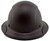 DAX Fiberglass Composite Hard Hat - Full Brim Textured Brown with edge