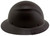 DAX Fiberglass Composite Hard Hat - Full Brim Textured Brown right