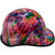 Color Splash Design Cap Style Hydro Dipped Hard Hats - Edge Right