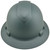 Pyramex Ridgeline Full Brim Style Hard Hat with Silver Graphite Pattern
Front View