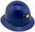 MSA Skullgard Full Brim Hard Hat with FasTrac III Ratchet Suspension - Royal Blue and Light Clip
Right Side Oblique View