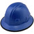 Blue Carbon Fiber Design Full Brim Hydro Dipped Hard Hats with Edge
Qblique View