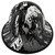 Honor the Fallen Fiber Design Full Brim Hydro Dipped Hard Hats with Edge
Back View
