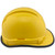Pyramex Ridgeline Cap Style Hard Hats with 6 point suspension Yellow Edge Right