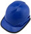 Pyramex Ridgeline 6PT Cap Style Hard Hats Blue - Edge Oblique Left