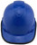 Pyramex Ridgeline 6PT Cap Style Hard Hats Blue - Edge Front