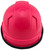 Pyramex Ridgeline Cap Style Hard Hats Hi Viz Pink - 6 Point Suspensions Back with edge