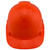 Pyramex Ridgeline Vented Hi-Viz Orange Cap Style Hard Hat
 Front View