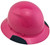 DAX Fiberglass Composite Hard Hat - Full Brim Hot Pink - Right Oblique View