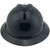 MSA Advance Full Brim Vented Hard Hats with Ratchet Suspensions Black - Front