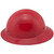 Dynamic Wofljaw Full Brim Fiberglass Hard Hat with 8 Point Ratchet Suspension Red - Left