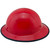 Dynamic Wofljaw Full Brim Fiberglass Hard Hat with 8 Point Ratchet Suspension Red - Edge Left