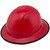 Dynamic Wofljaw Full Brim Fiberglass Hard Hat with 8 Point Ratchet Suspension Red - Edge Oblique Left